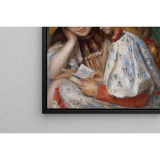 Jeunes Filles lisant - Pierre-Auguste Renoir | Reproduction Tableau Décoration murale affiche copie