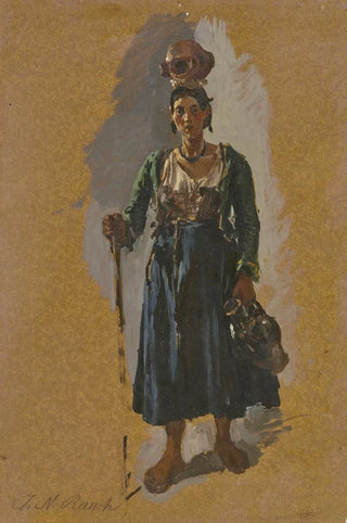 Johann Nepomuk Rauch - Italienerin einen Krug auf dem Kopf tragend.webp