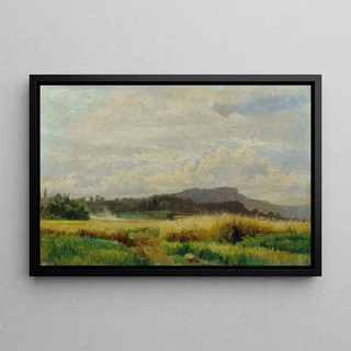 Johann Till the younger - Getreidefeld mit alter Frau.webp