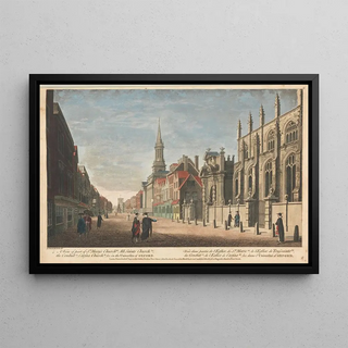 John Donowell - A View of part of St Marys Church a All Saints Church b the Conduit c Carfax Church d c in the University of Oxford.webp