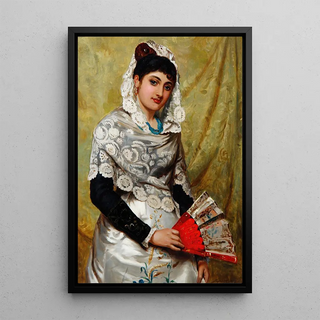 John Haynes Williams - The Spanish Fan.webp