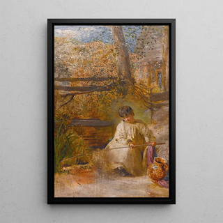 John Linnell - A Boy Fishing.webp