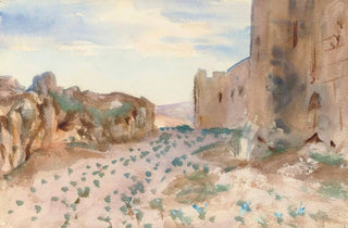 John Singer Sargent - Fortress Road and Rocks.webp
