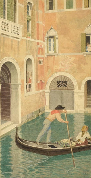 Joseph Edward Southall - Rio Della Guerra Venice.webp