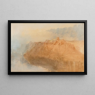 Joseph Mallord William Turner - The fortress of Ehrenbreitstein from across the Rhine.webp