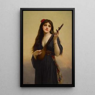 Jules Joseph Lefebvre - Woman Playing A Lute.webp