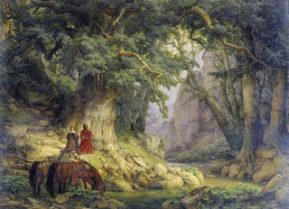 Karl Friedrich Lessing - The ThousandYearOld Oak.webp