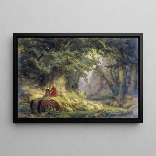 Karl Friedrich Lessing - The ThousandYearOld Oak.webp