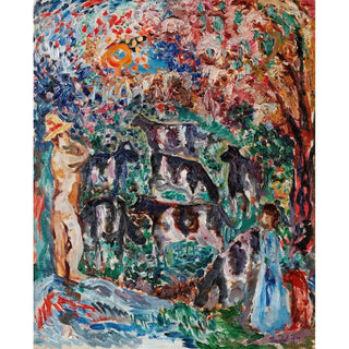Koherde - Nils Dardel | Reproduction Tableau Décoration murale affiche copie