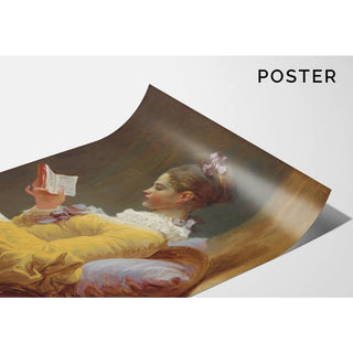 La Liseuse de Jean-Honoré Fragonard | Reproduction Tableau Décoration murale affiche copie