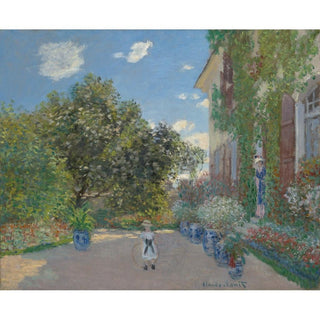 La Maison de l'artiste à Argenteuil - Claude Monet | Reproduction Tableau Décoration murale affiche copie