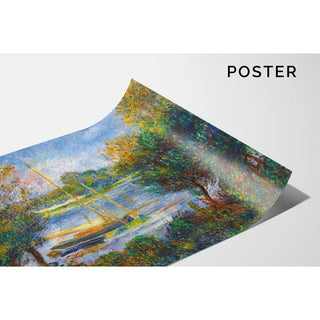 La Seine à Argenteuil - Pierre-Auguste Renoir | Reproduction Tableau Décoration murale affiche copie