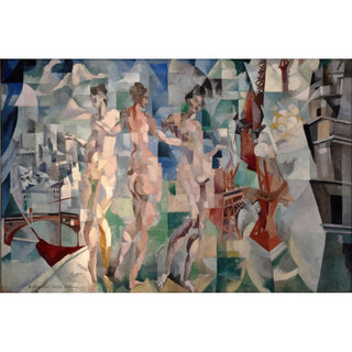 La Ville de Paris - Robert Delaunay | Reproduction Tableau Décoration murale affiche copie