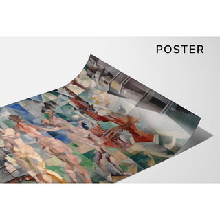 La Ville de Paris - Robert Delaunay | Reproduction Tableau Décoration murale affiche copie