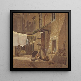 La cour arrière du palais de Charlottenborg - Frederik Sdring