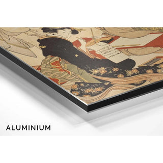 La leçon de calligraphie - Kitagawa Utamaro | Reproduction Tableau Décoration murale affiche copie
