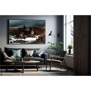 La retraite de l'Armée de Napoléon à partir de la Russie en 1812 d'Ary Scheffer | Reproduction Tableau Décoration murale affiche copie