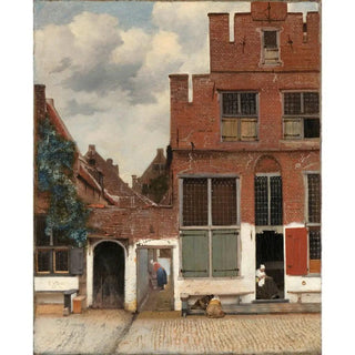 La ruelle de Johannes Vermeer | Reproduction Tableau Décoration murale affiche copie