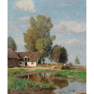 Ländliche Idylle - Alfred Zoff | Reproduction Tableau Décoration murale affiche copie