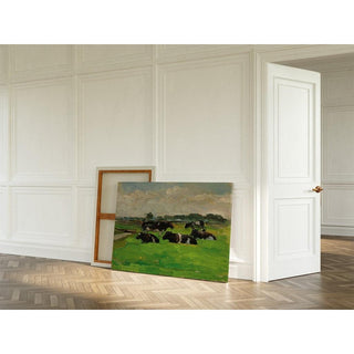 Landscape with Group of Five Cows - Piet Mondrian | Reproduction Tableau Décoration murale affiche copie