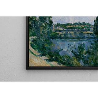 Le Pont et le Barrage à Pontoise de Paul Cézanne | Reproduction Tableau Décoration murale affiche copie