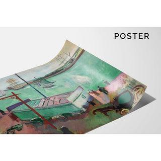 Le Port du Havre - Raoul Dufy | Reproduction Tableau Décoration murale affiche copie