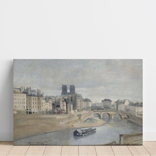 Le Quai des Orfèvres et le Pont Saint-Michel - Jean-Baptiste-Camille Corot