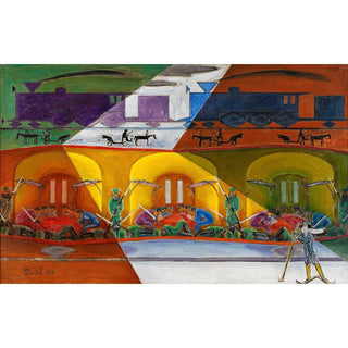 Le Transsibérien Express - Nils Dardel | Reproduction Tableau Décoration murale affiche copie