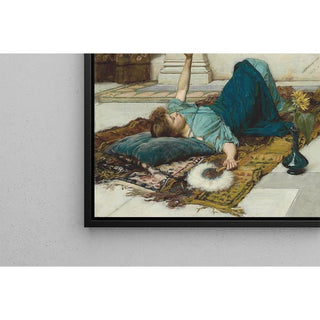 Le doux farniente - John William Waterhouse | Reproduction Tableau Décoration murale affiche copie
