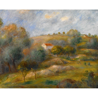 Le printemps à Essoyes - Pierre-Auguste Renoir | Reproduction Tableau Décoration murale affiche copie