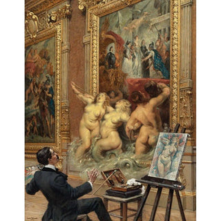 Les Joies de L’inondation de Louis Béroud | Reproduction Tableau Décoration murale affiche copie