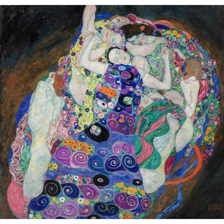 Les Vierges - Gustav Klimt | Reproduction Tableau Décoration murale affiche copie
