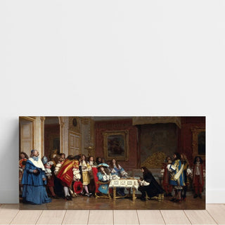 Louis XIV et Molière - Jean-Léon Gerôme | Reproduction Tableau Décoration murale affiche copie