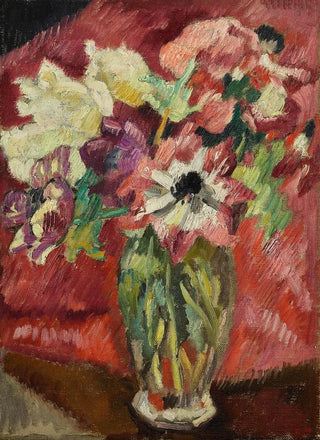 Louis Valtat - Bouquet au vase de Crystal.webp