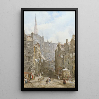 Louise Rayner - Fort at the West Bow Edinburgh.webp