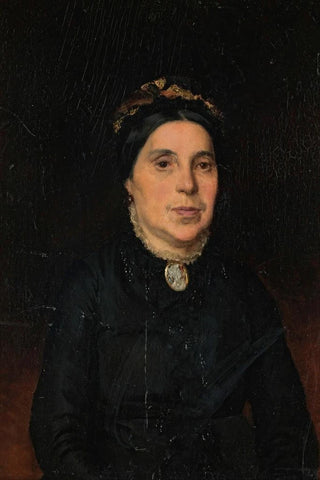 Ludwig Deutsch - Portrait of Ignaz Deutschs Wife.webp