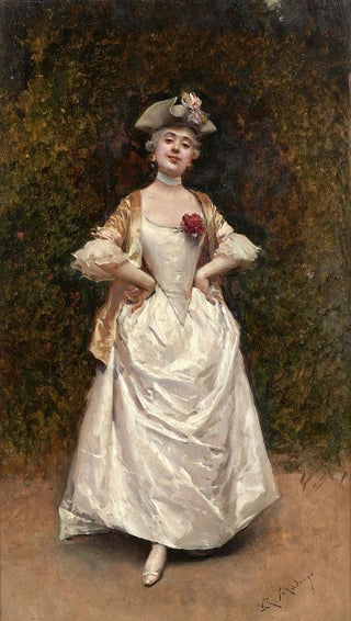 Luis de Madrazo y Kuntz - Elgante la robe blanche.webp