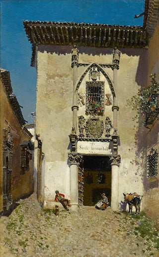 Martin Rico y Ortega - A Spanish courtyard.webp
