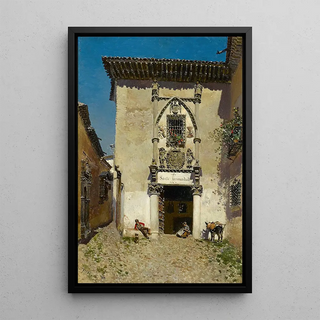Martin Rico y Ortega - A Spanish courtyard.webp