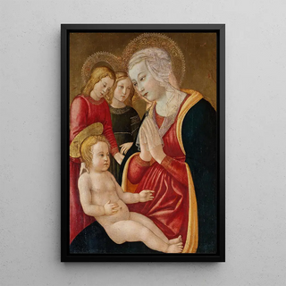 Master Of The Castello Nativity - Madonna and Child.webp