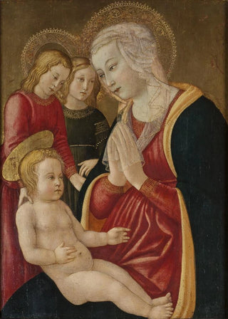 Master of the Nativity of Castello - Madonna and Child.webp