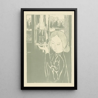 Maurice Denis - Vrouw met waterkan op dienblad.webp