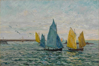Maxime Maufra - Le Rentre des bateaux crevettiers Le Croisic.webp