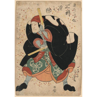 Mimasu Gennosuke no Namiwa no Jirosaku - Utagawa Kuniyoshi | Reproduction Tableau Décoration murale affiche copie