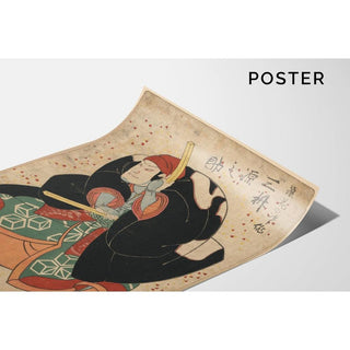 Mimasu Gennosuke no Namiwa no Jirosaku - Utagawa Kuniyoshi | Reproduction Tableau Décoration murale affiche copie