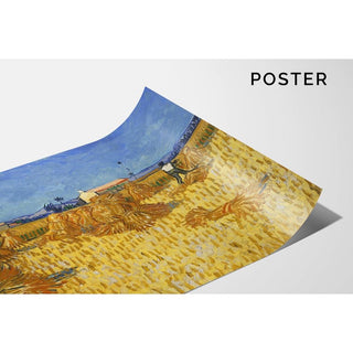 Moisson de blé en Provence - Vincent van Gogh | Reproduction Tableau Décoration murale affiche copie
