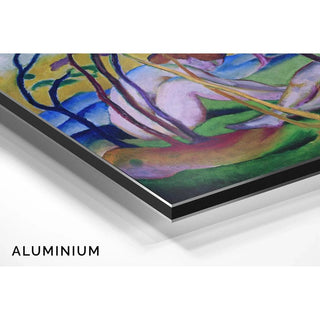 Nus sous les arbres - Franz Marc | Reproduction Tableau Décoration murale affiche copie
