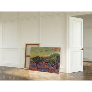 Oliveraie, Saint-Rémy - Vincent van Gogh | Reproduction Tableau Décoration murale affiche copie