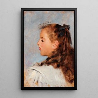 Otto Friedrich - Profile Portrait of a Girl.webp