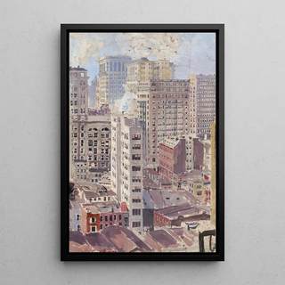 Otto Henry Bacher - City Skyscrapers.webp